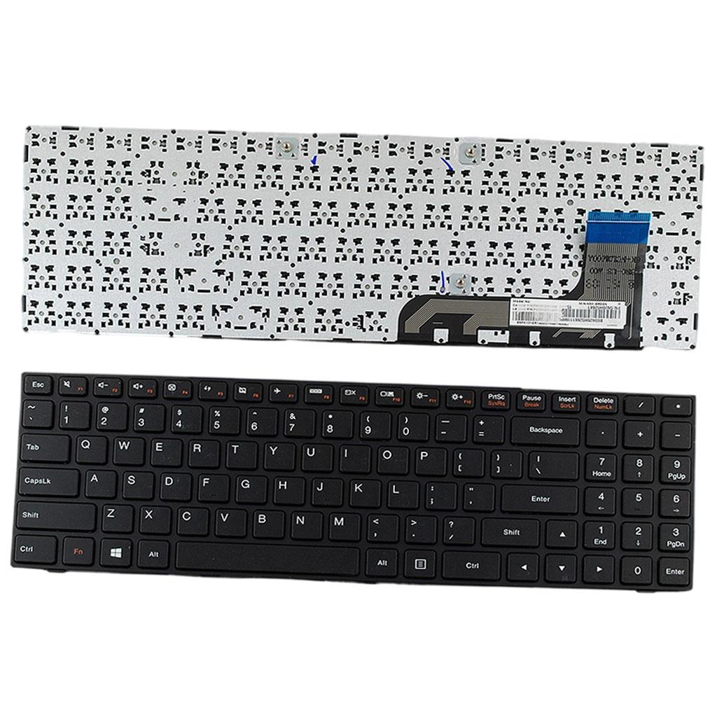Laptop Keyboard US English for Lenovo IdeaPad 100-15 Black Accessories