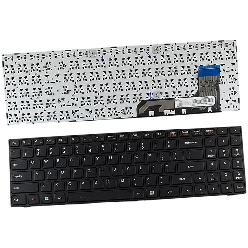 Laptop Keyboard US English for Lenovo IdeaPad 100-15 Black Accessories