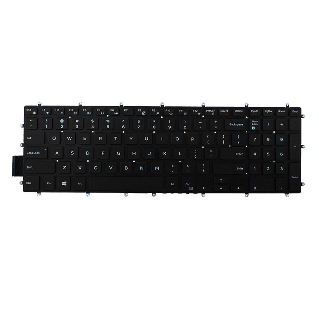 Backlit Keyboard Replacement US English Style for Dell Inspiron Computers