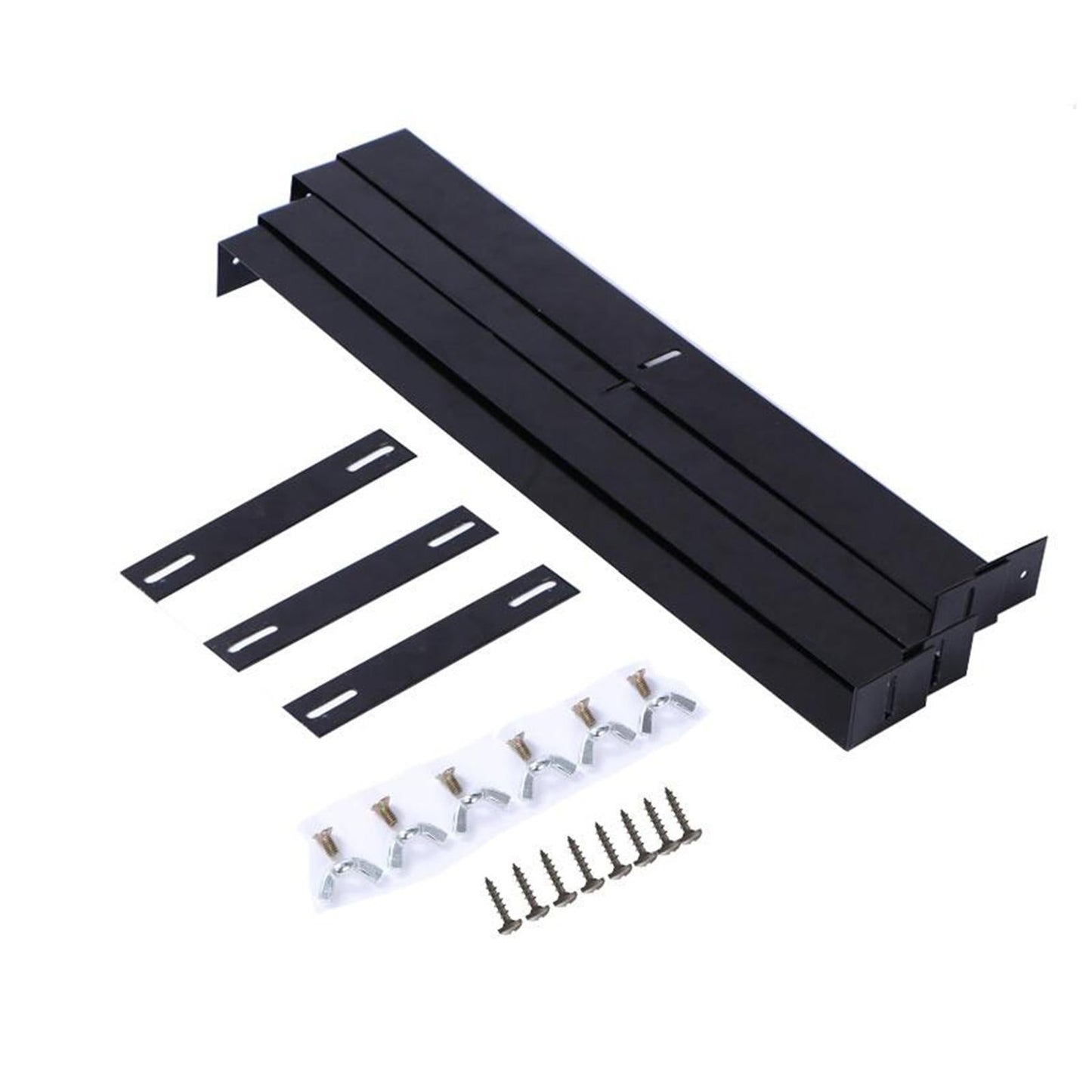 Computer Case Mount Steel Adjustable Under Desk for Office Economy black