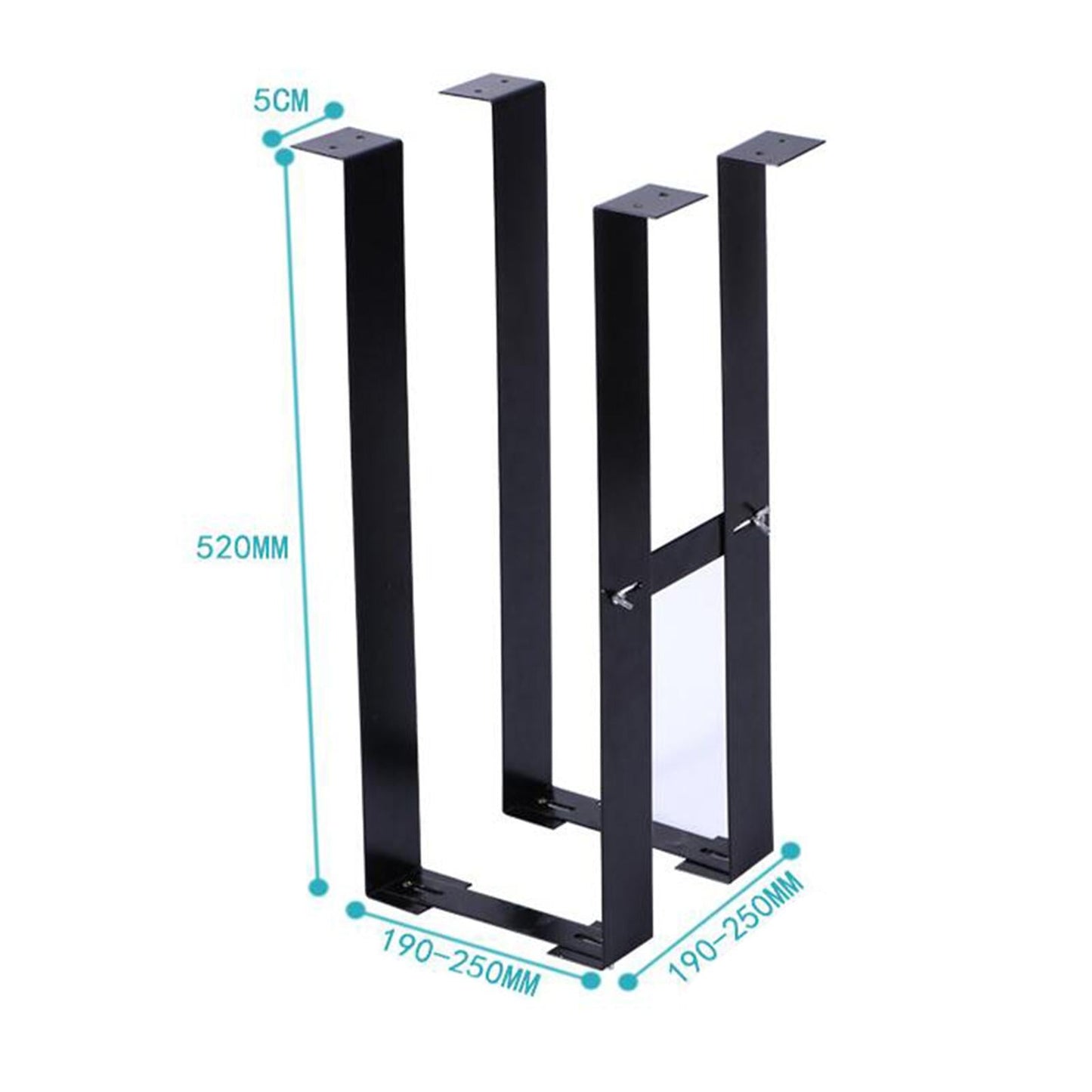 Computer Case Mount Steel Adjustable Under Desk for Office Economy black