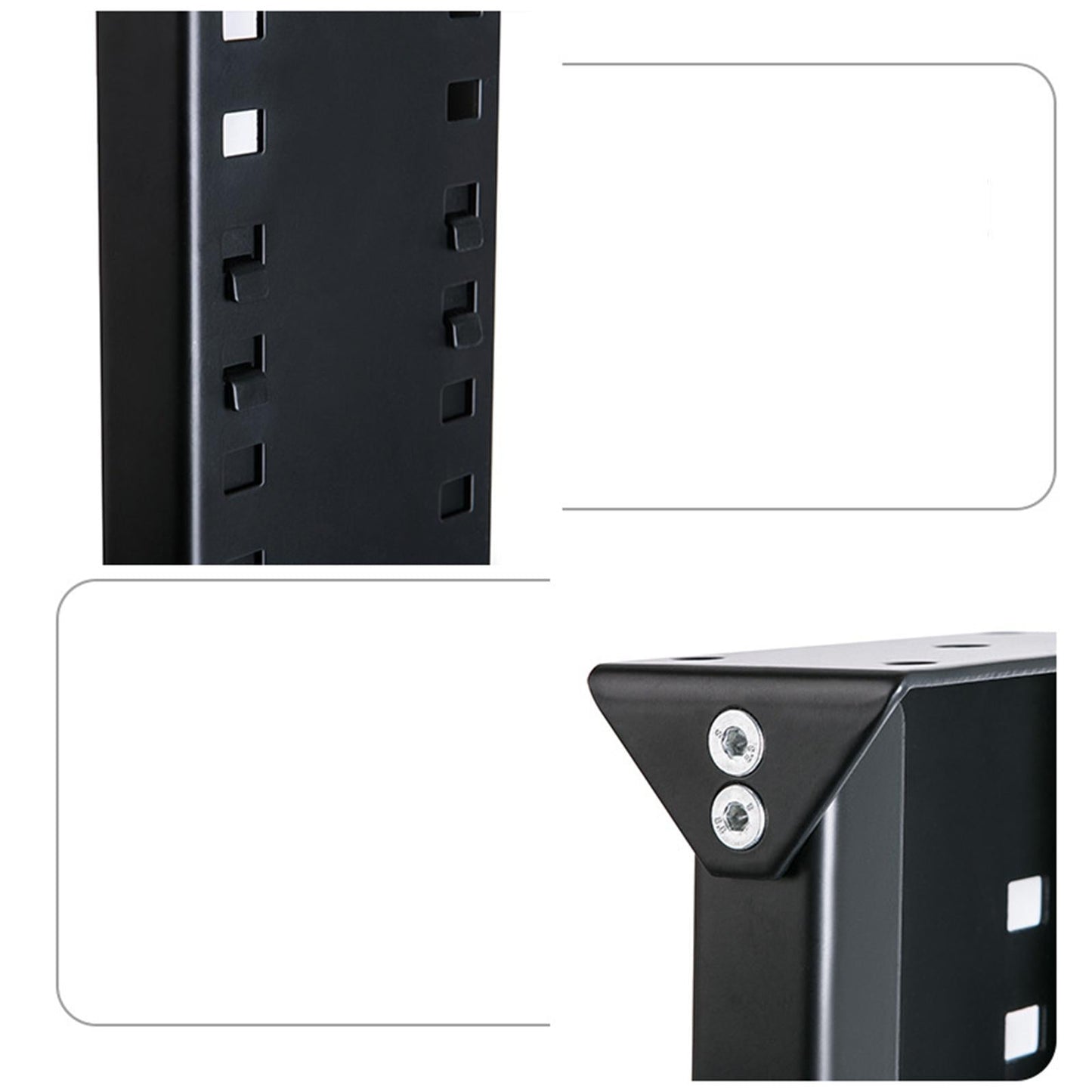 Computer Case Mount Steel Adjustable Under Desk for Office Economy white