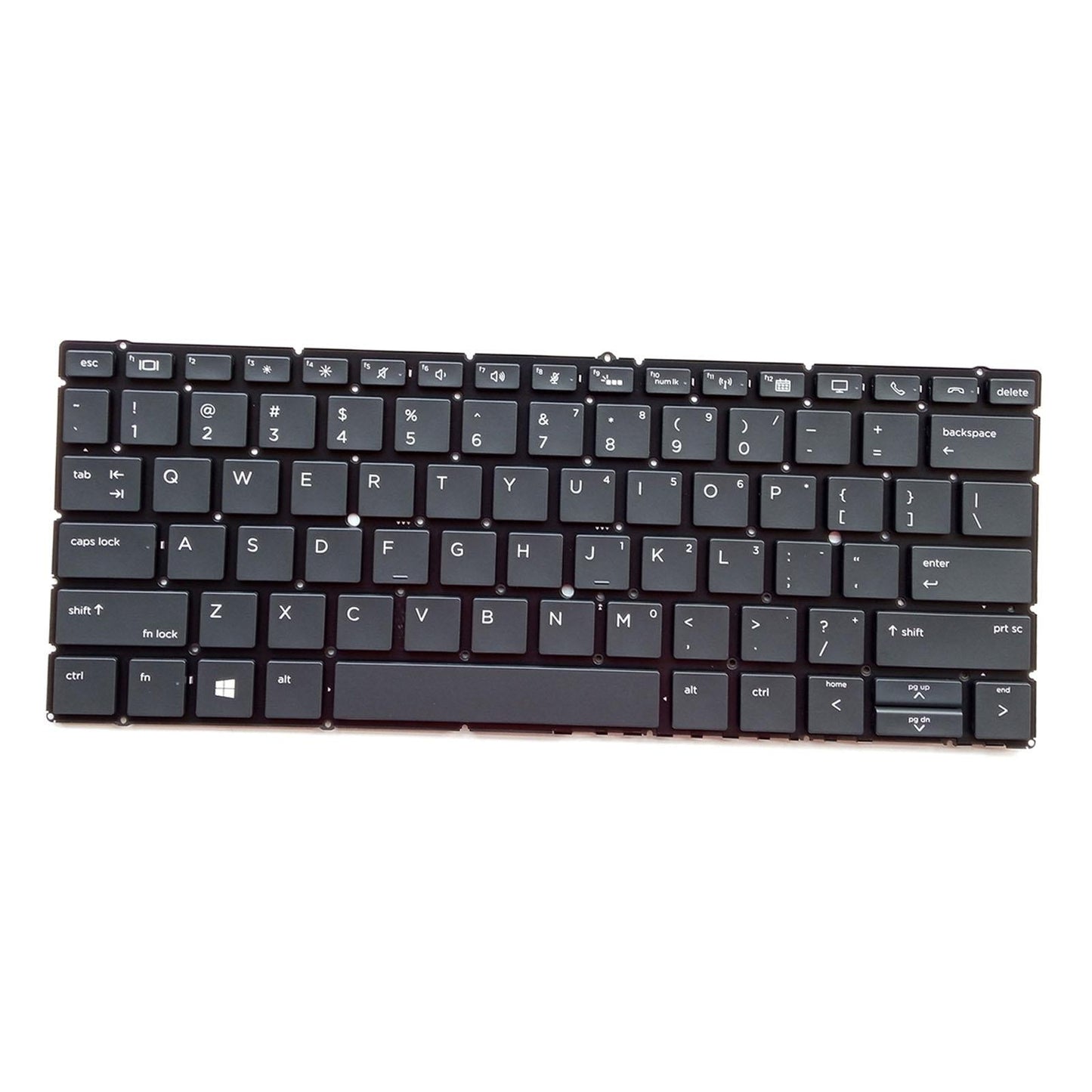Laptop Keyboard with Backlit for HP Elitebook x360 830-G5 Replacement Black