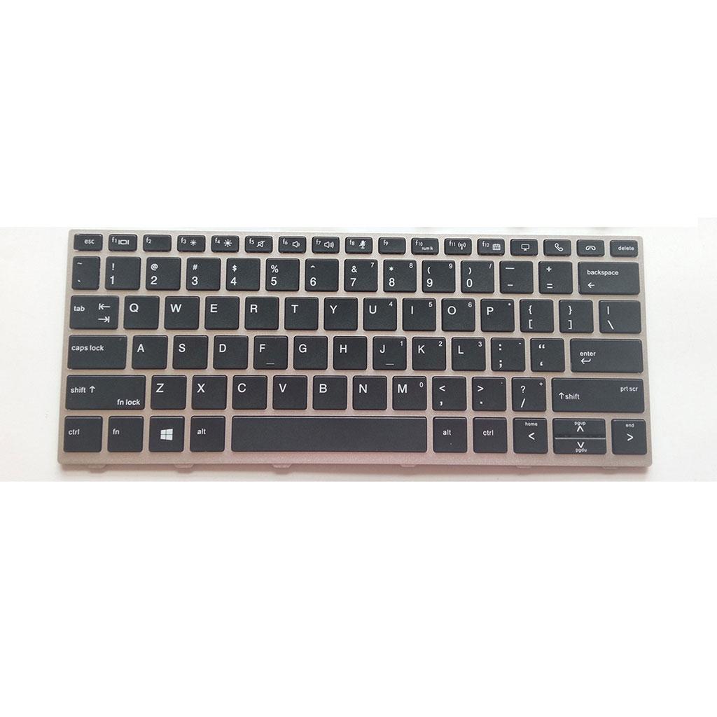 Laptop Keyboard with Backlit for HP Elitebook x360 830-G5 Replacement Black