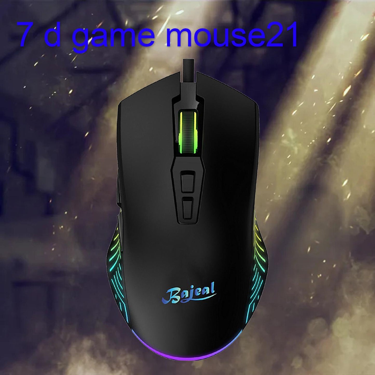 Gaming Mouse Lightweight with Back Lighting 6400DPI 7D Mini for Computer
