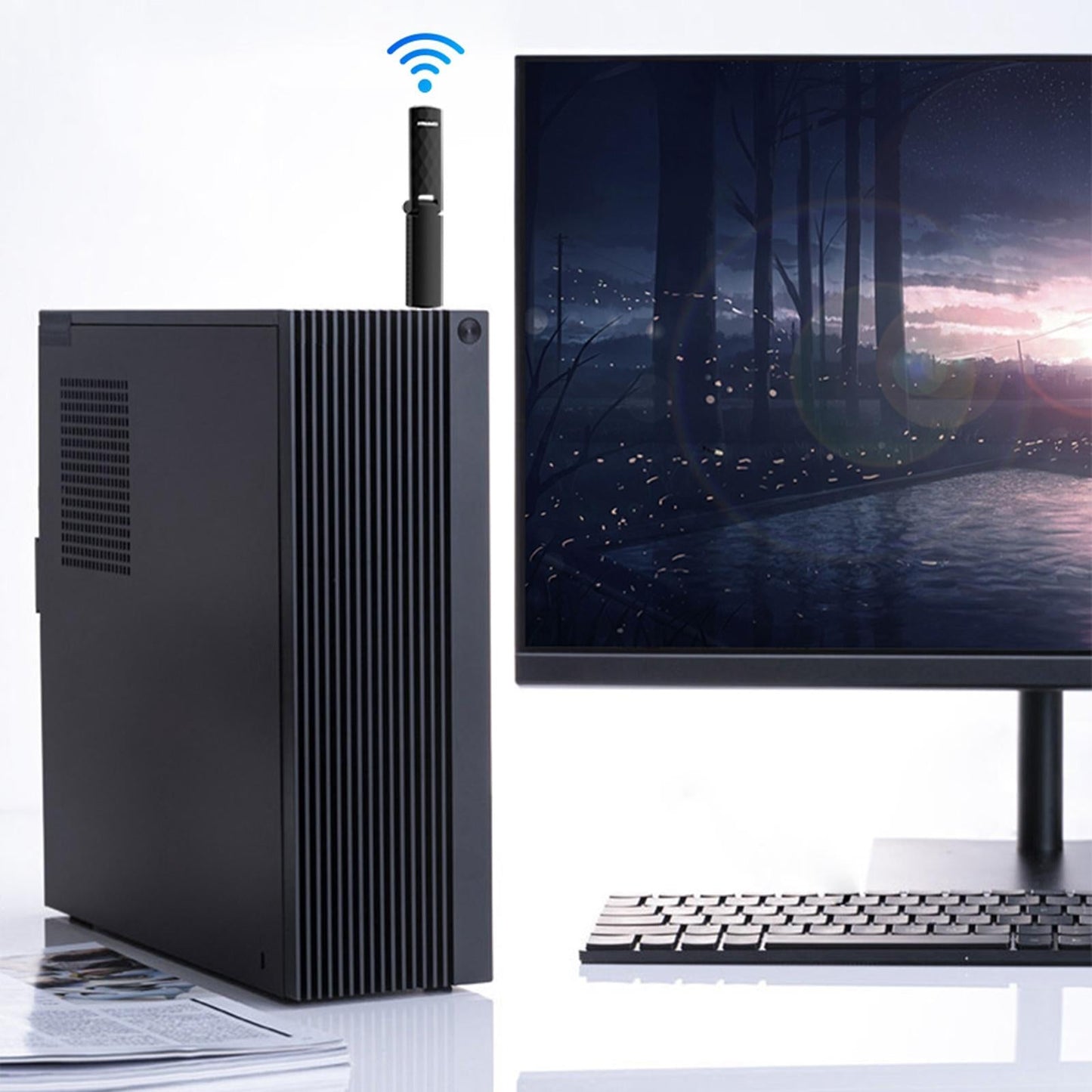 WiFi Adapter 867Mbps USB Dock Wireless Network Card Dual Band WiFi Dongle