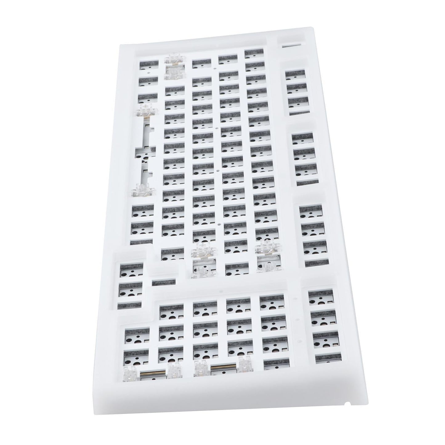 NT980 Hot Swap Mechanical Keyboard Kit RGB Light Transparent White