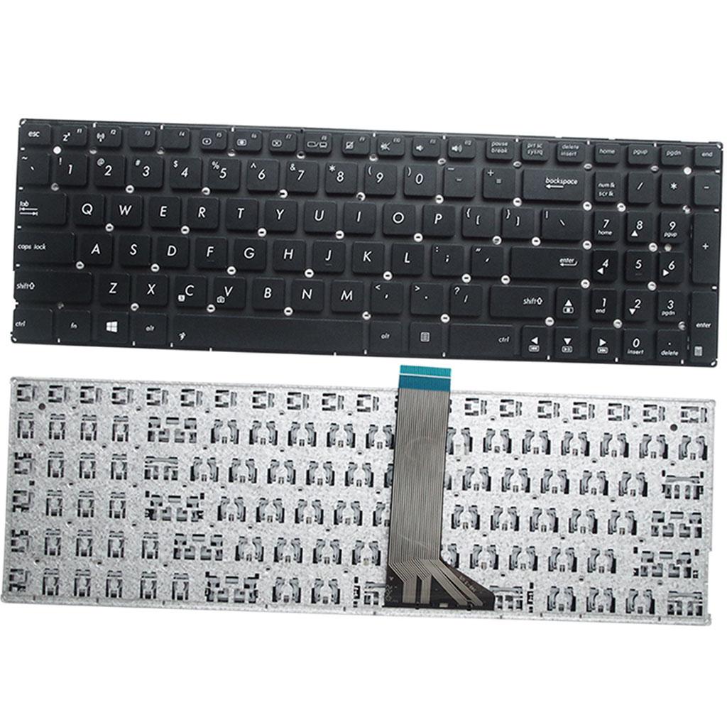Laptop Keyboard Without Frame Replacement US English for ASUS x551CA Black