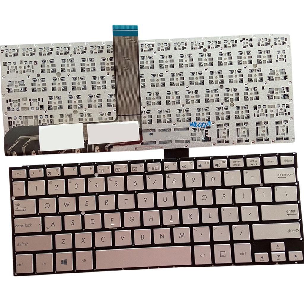 Keyboard US Layout Ergonomic Accessories Silver Basic for ASUS TP300 TP300L