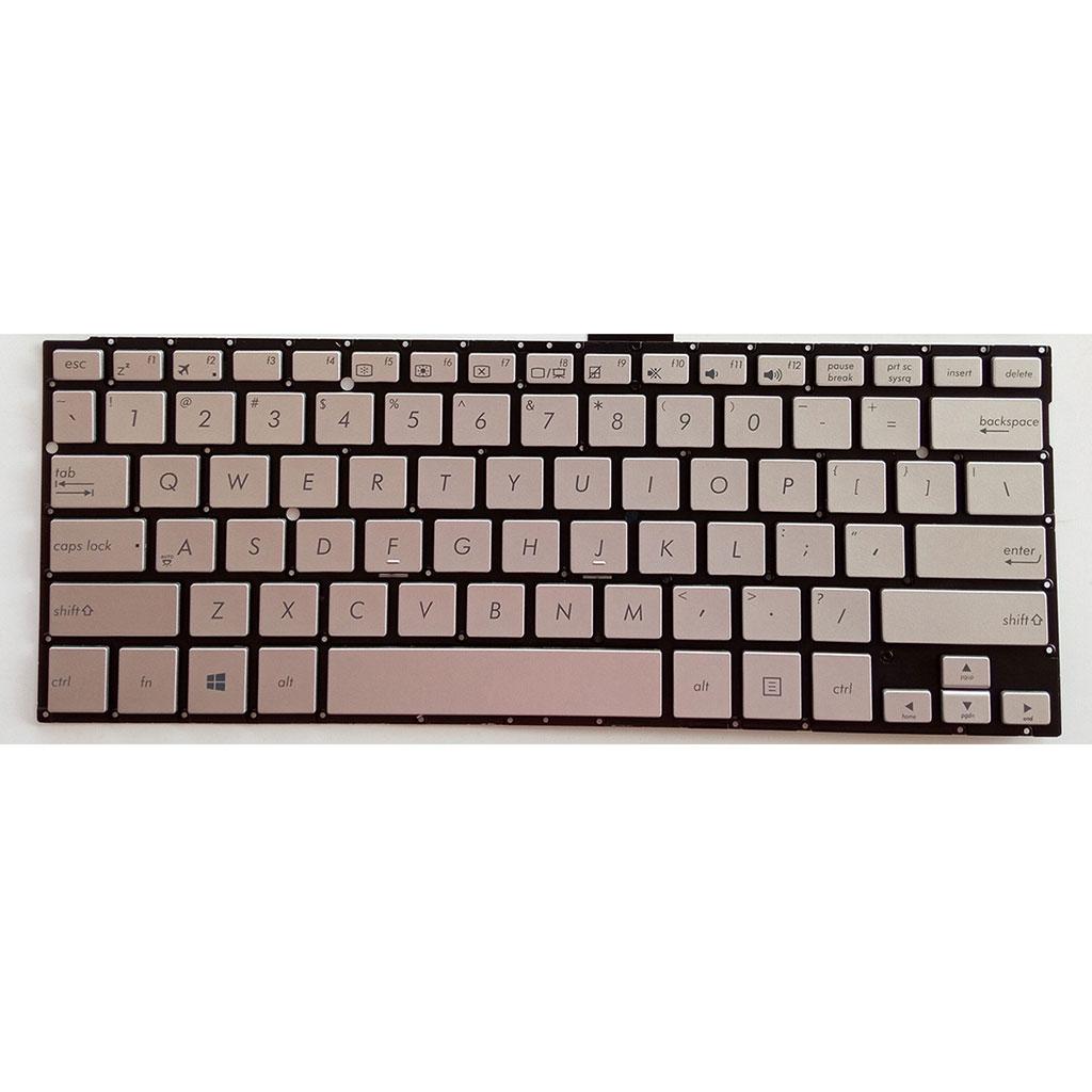 Keyboard US Layout Ergonomic Accessories Silver Basic for ASUS TP300 TP300L