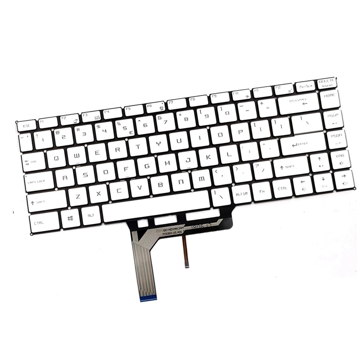 Keyboard US Layout Simple Ergonomic Mechanical for MSI GS65 Stealth 8SG