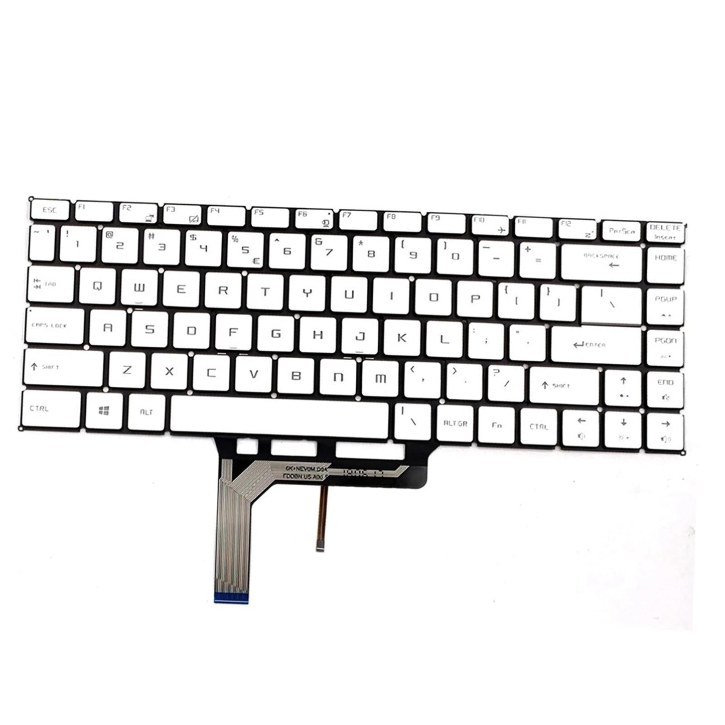 Keyboard US Layout Simple Ergonomic Mechanical for MSI GS65 Stealth 8SG