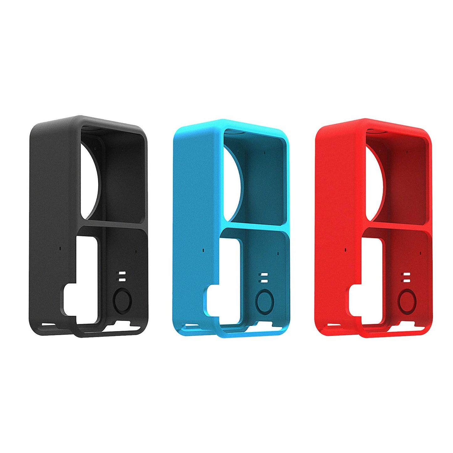 Silicone Case Action Sports Attachments Direct Fit for DJI Action 2 Black