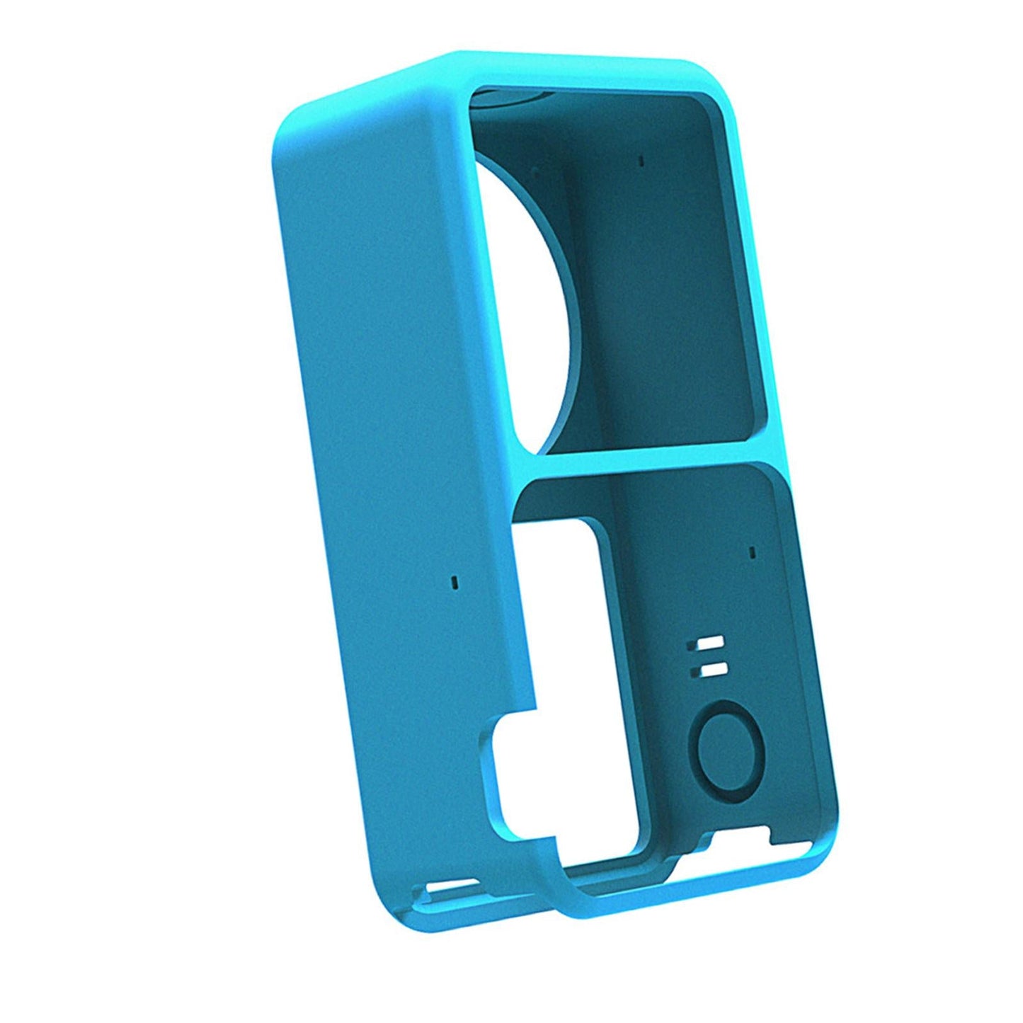 Silicone Case Action Sports Attachments Direct Fit for DJI Action 2 Blue