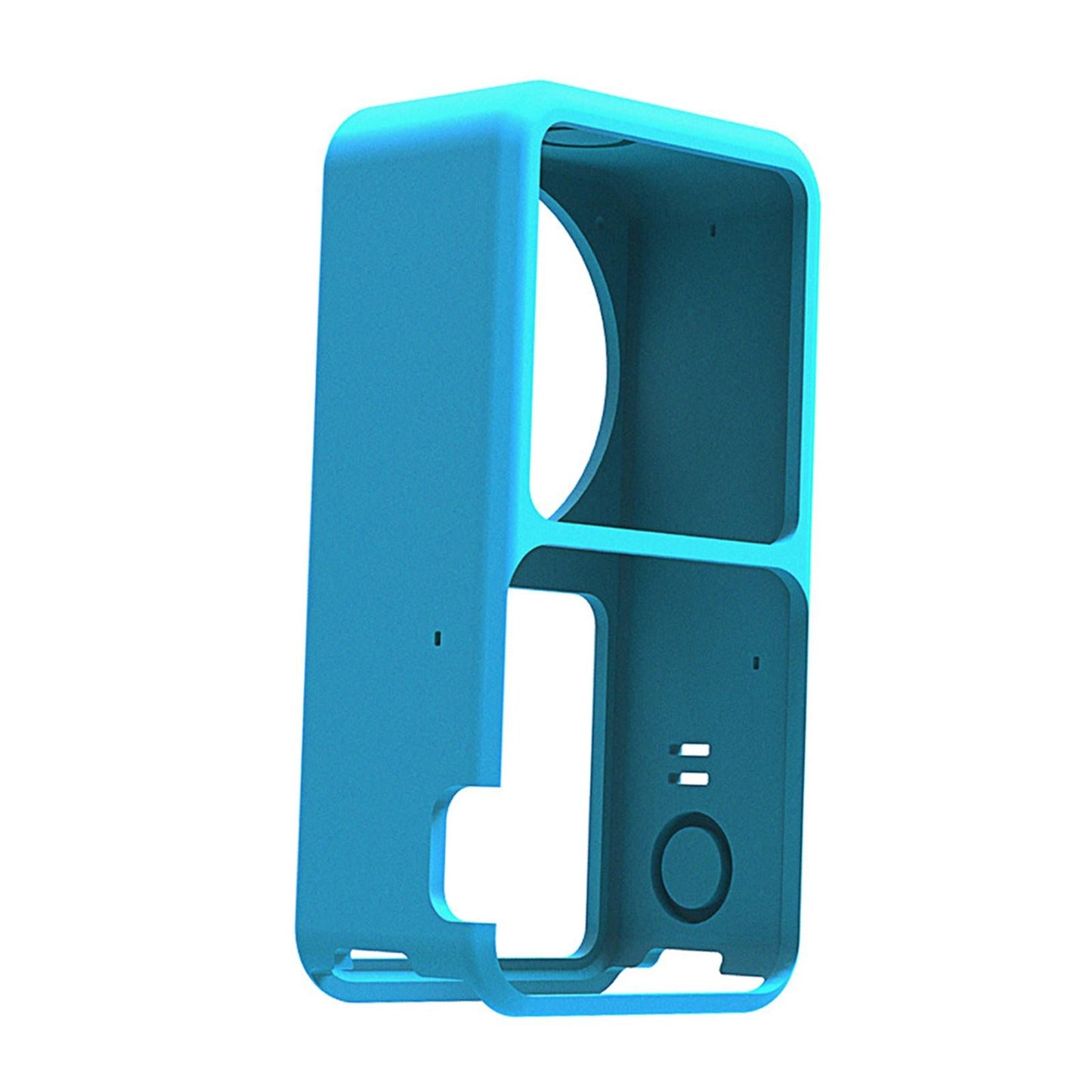 Silicone Case Action Sports Attachments Direct Fit for DJI Action 2 Blue