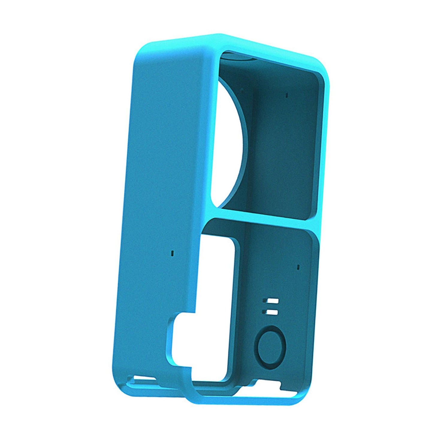 Silicone Case Action Sports Attachments Direct Fit for DJI Action 2 Blue