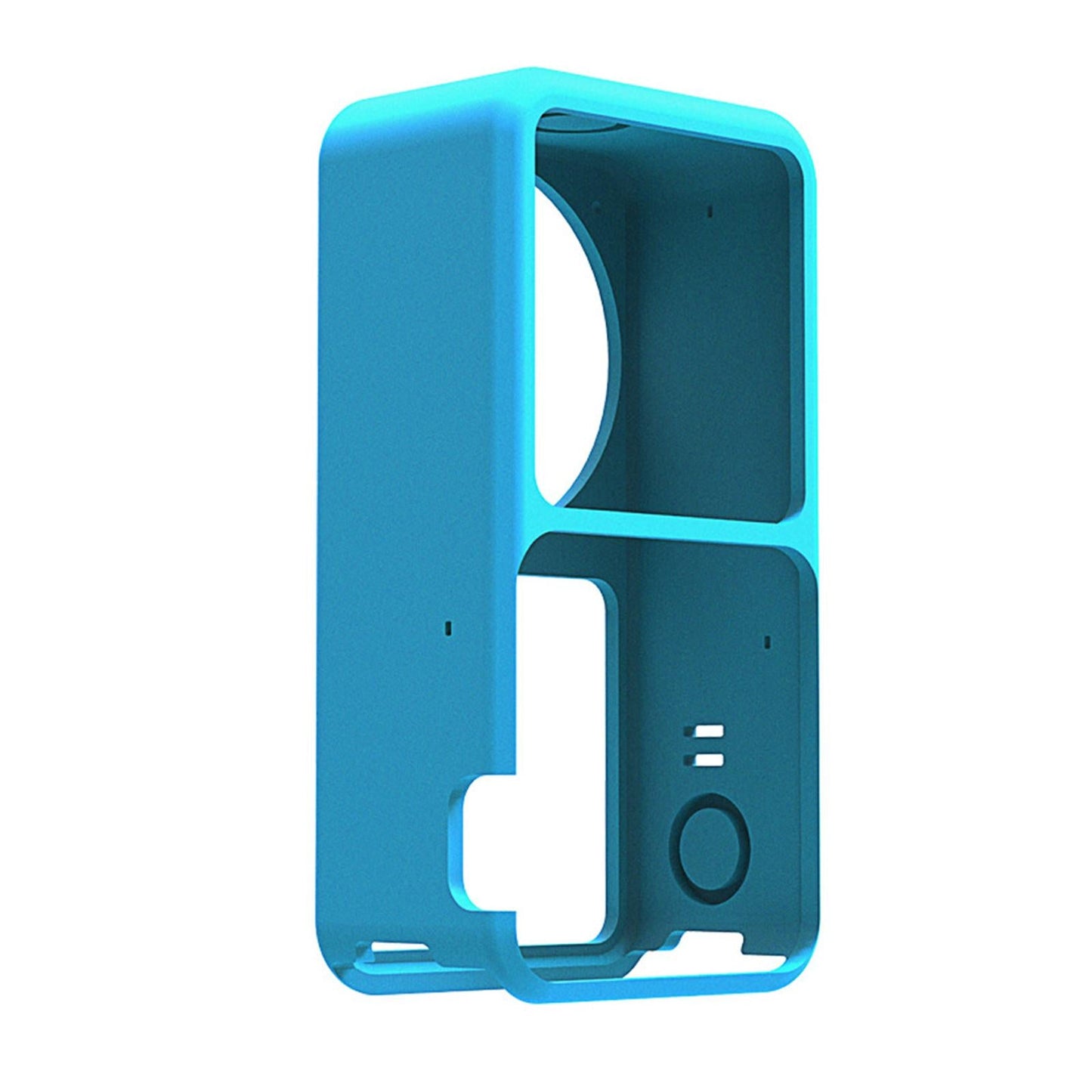 Silicone Case Action Sports Attachments Direct Fit for DJI Action 2 Blue