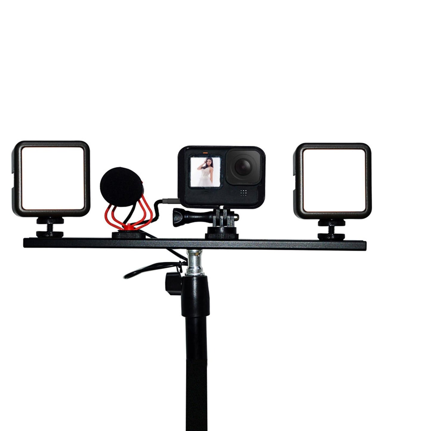 Flash Bracket Accessories 12in with 1/4 3/8" Screw for Camera DSLR DV"