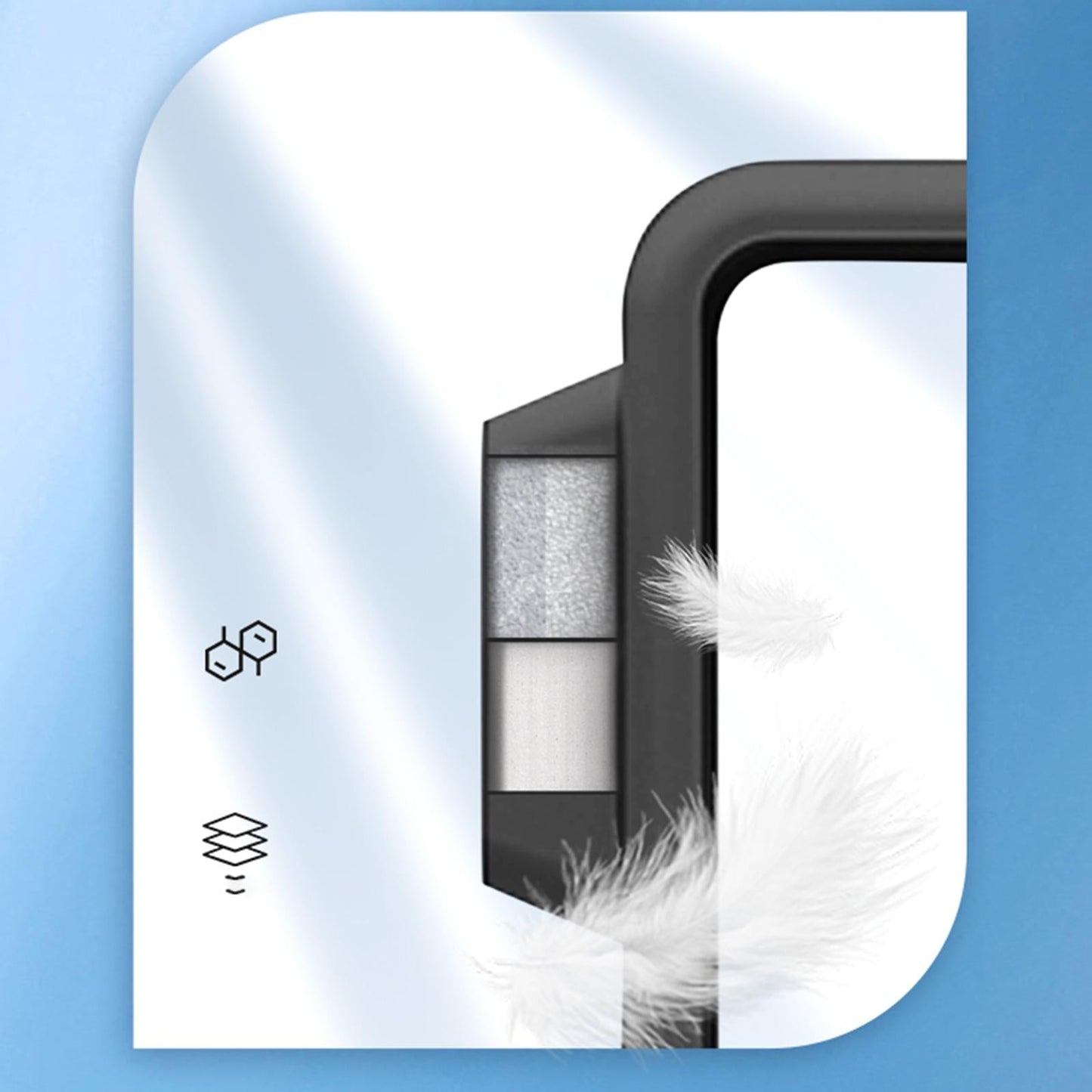 Camera Body Protection Frame Plastic for DJI Action 2 Dual-Screen Camera