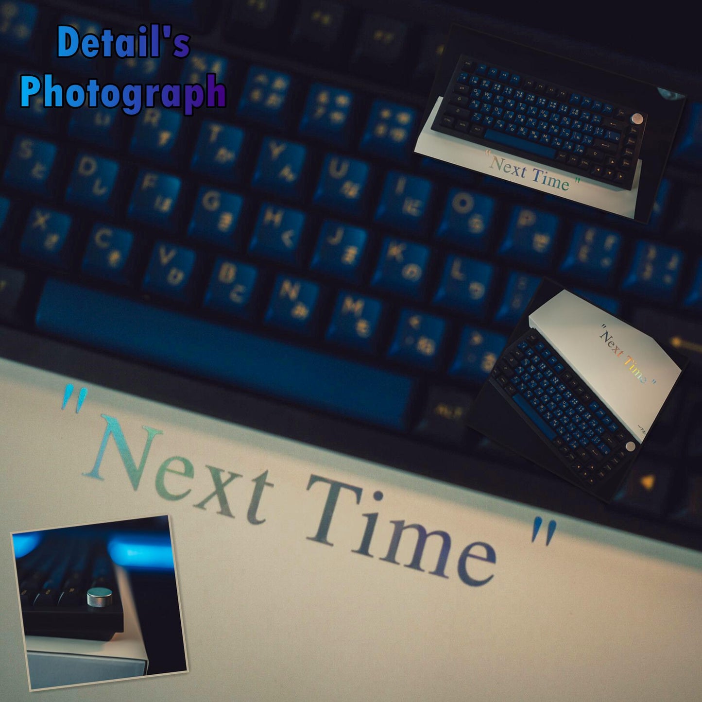 NT75 3/5pin hot swap Gasket mechanical keyboard DIY kit Smokey Black