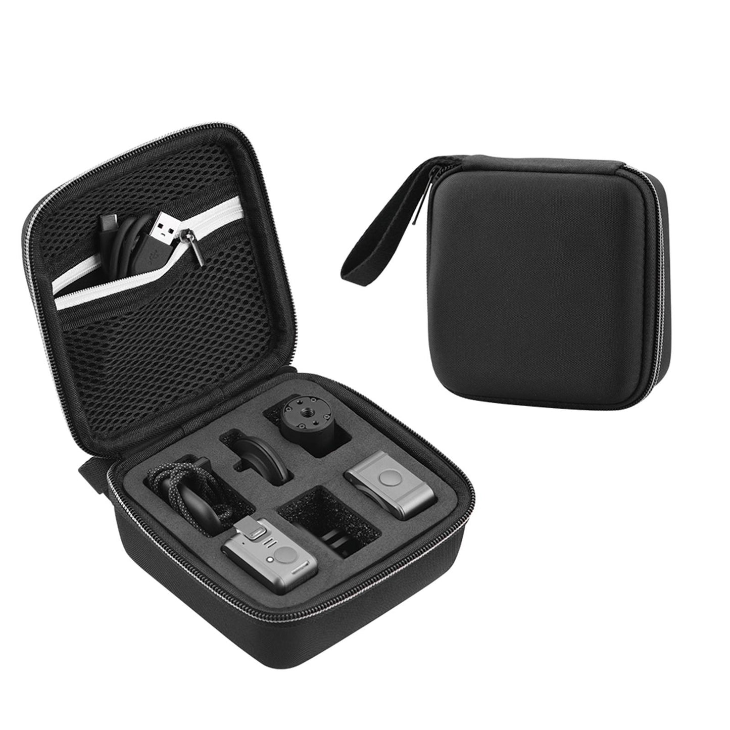 Storage Bag with Handle Portable Shock Absorber for DJI Action 2 black