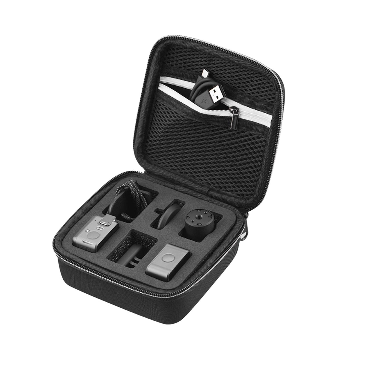 Storage Bag with Handle Portable Shock Absorber for DJI Action 2 black