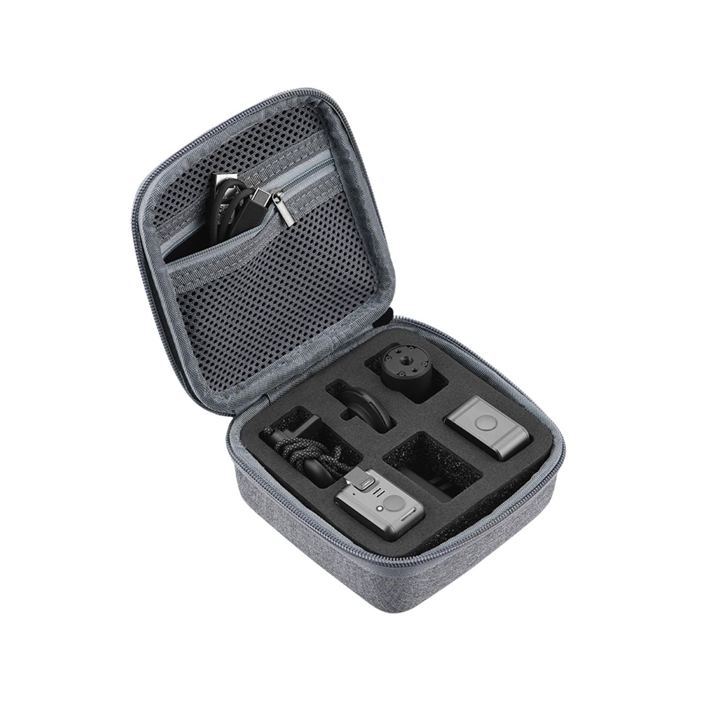 Storage Bag with Handle Portable Shock Absorber for DJI Action 2 gray