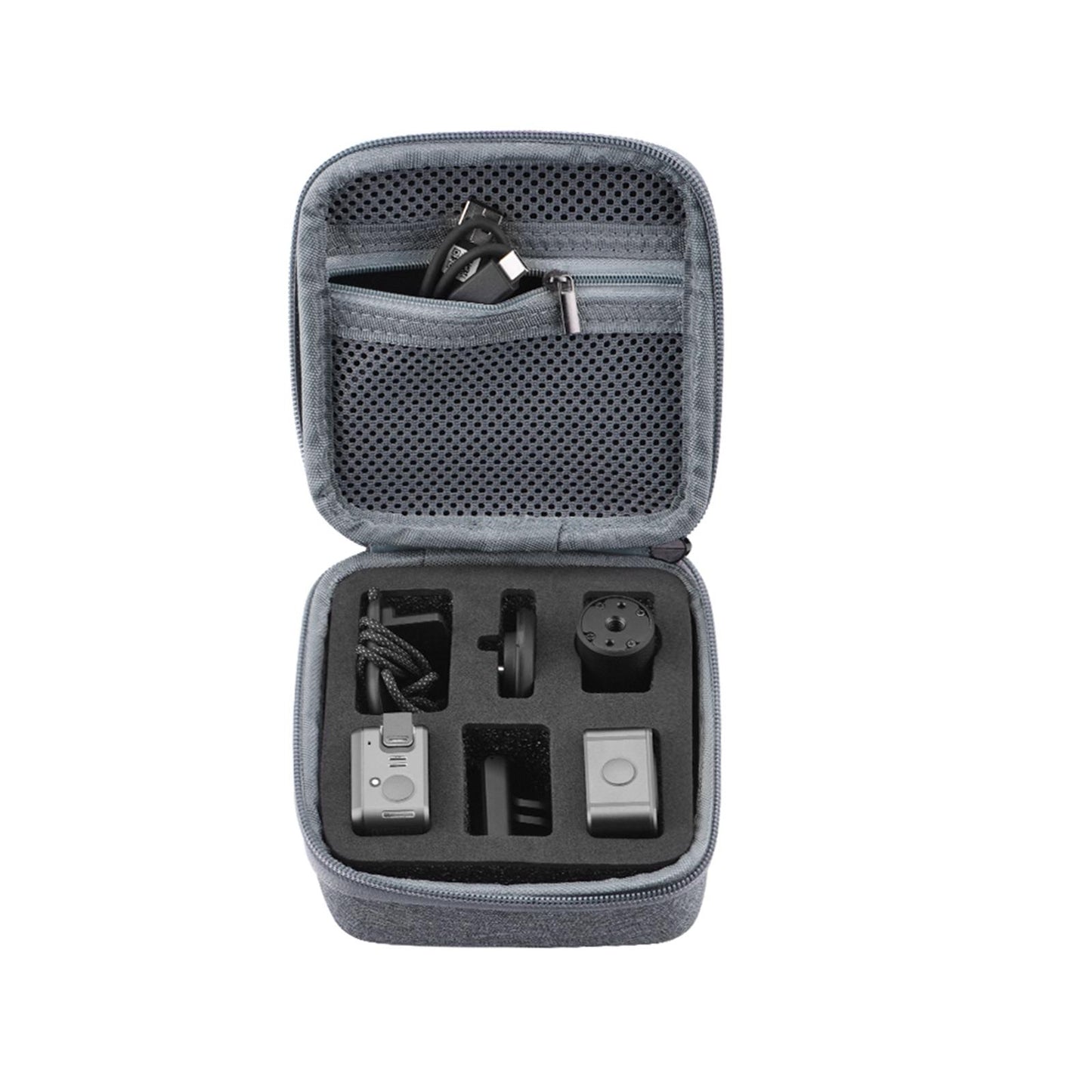 Storage Bag with Handle Portable Shock Absorber for DJI Action 2 gray