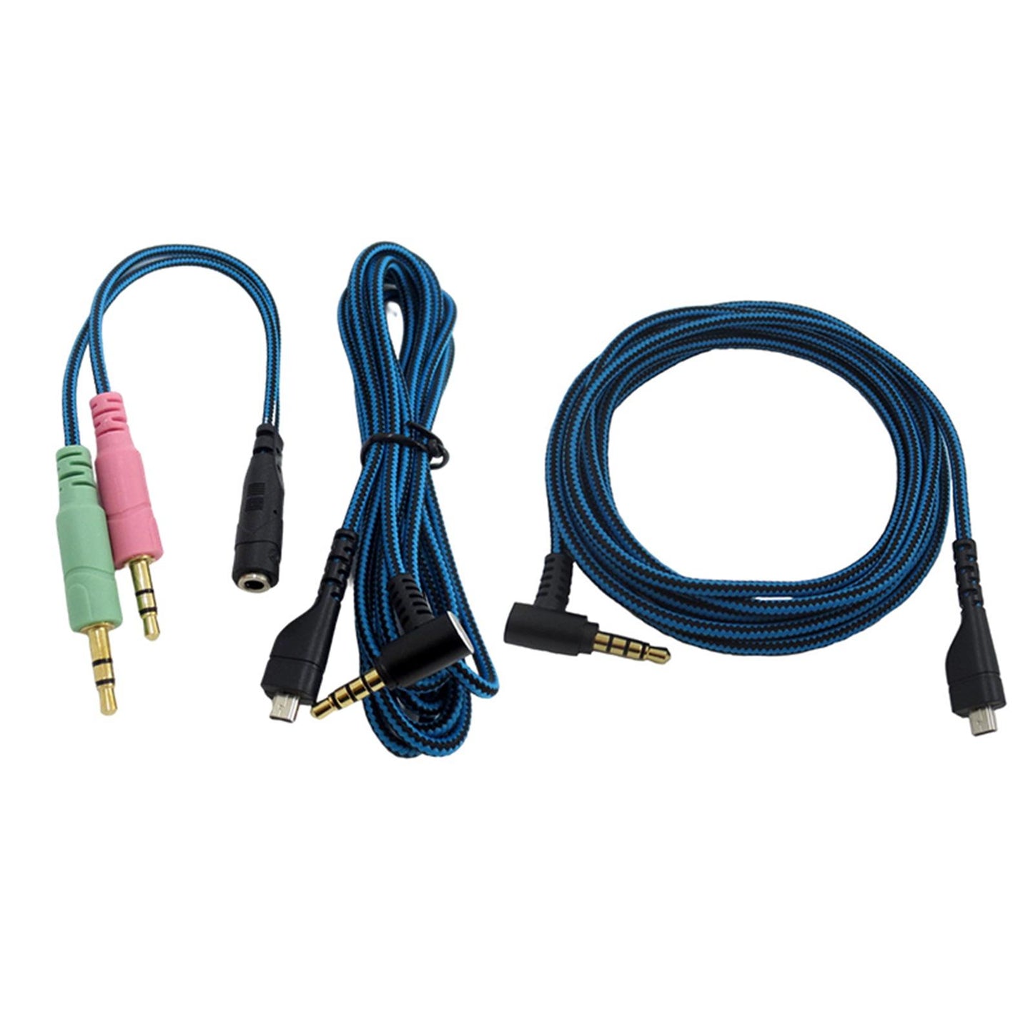 Stereo Audio Auxiliary Cable Adapter for Arctis 3 5 7 Speakers Amplifier A
