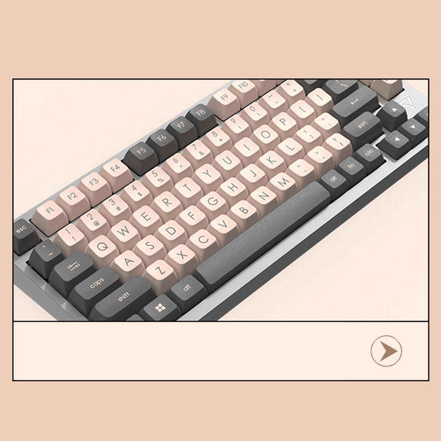 JSA PBT Keycaps Ergonomic Keycap for Mechanical Gaming Keyboards Peace