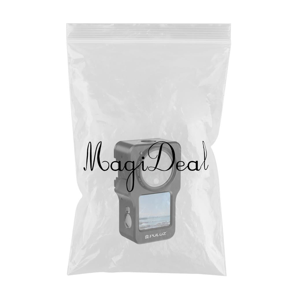 Protective Cage Anti-Scratch with Cold Shoe Camera for DJI Action 2 Black