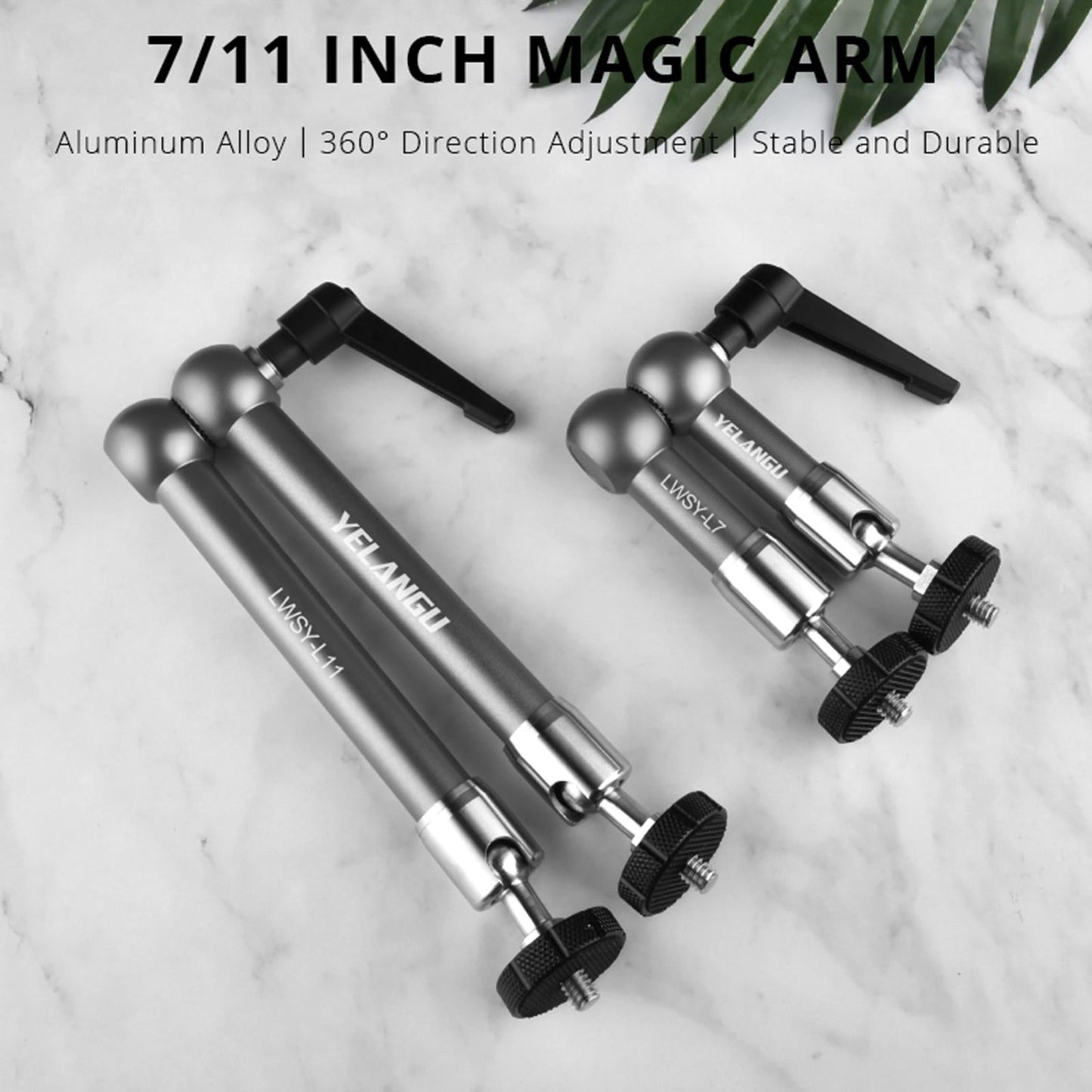 Friction Articulating Arm 1/4 Screws Camera for DSLR Camera 11inch"