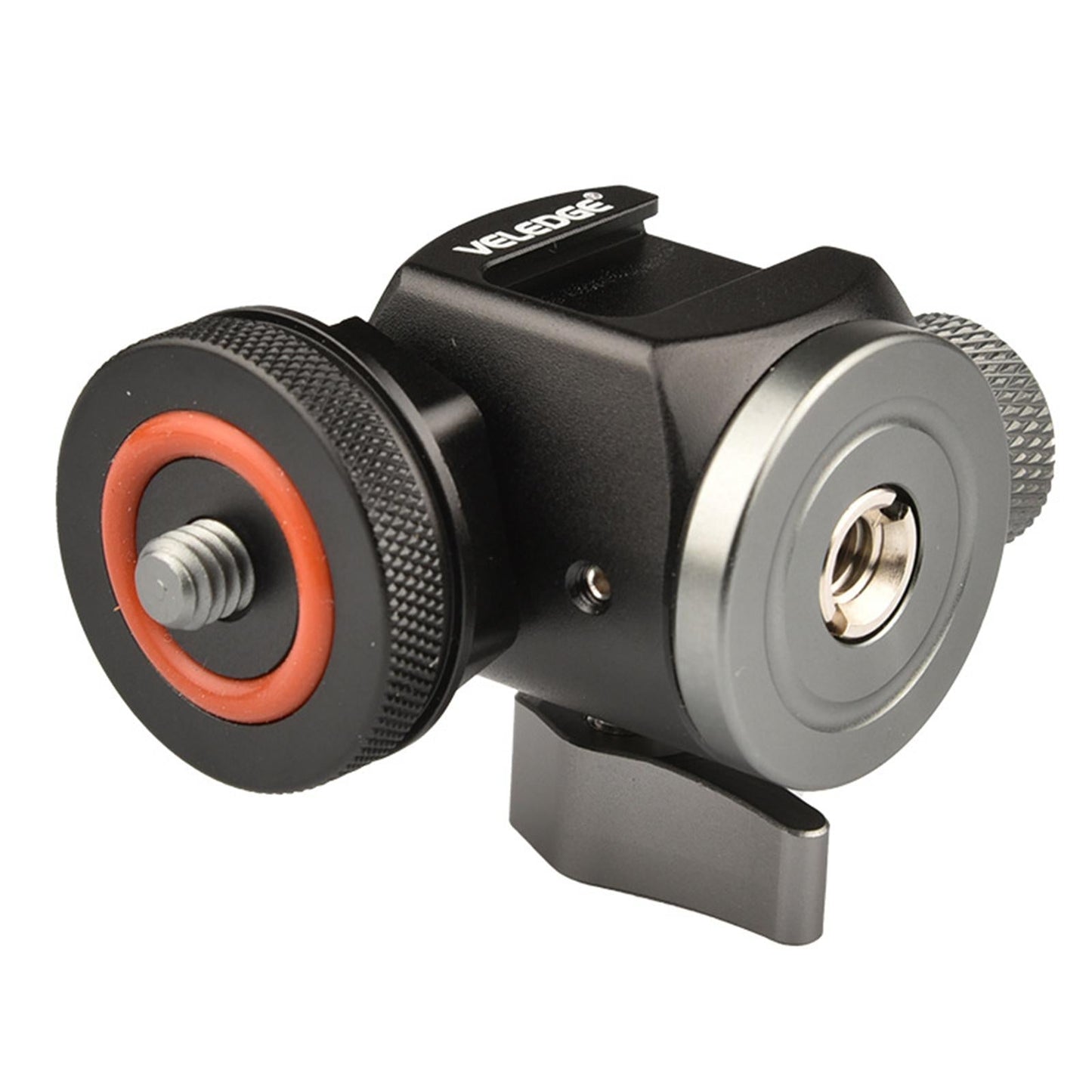 Swivel Mini Ball Head Tripod Mount with Removable 1/4 Cold Shoe for DSLR"