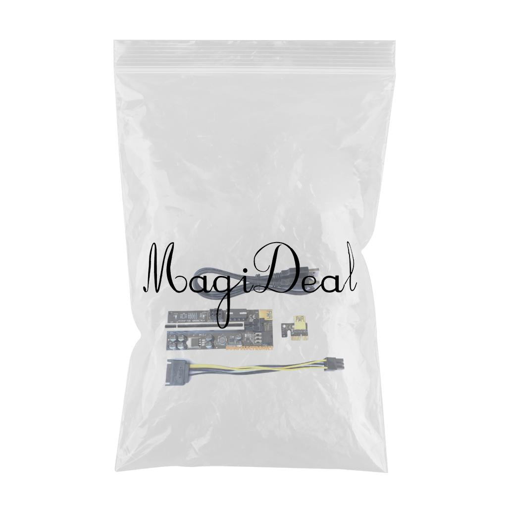 RISERS Card Ver009C Driver-Free for GPU Mining Cable black without light
