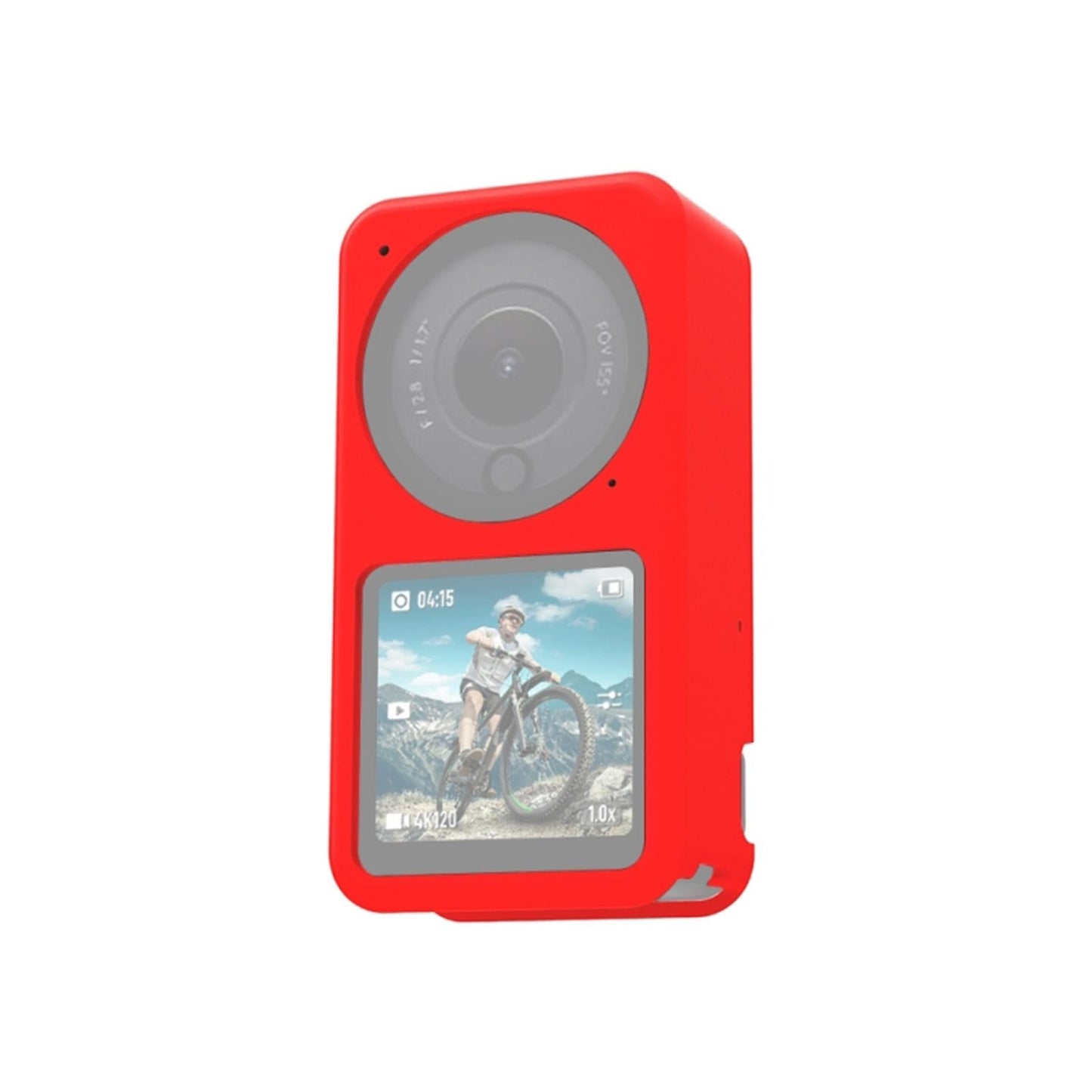 Camera Case Protector Vlogging Camera Accessories for DJI Action 2 red