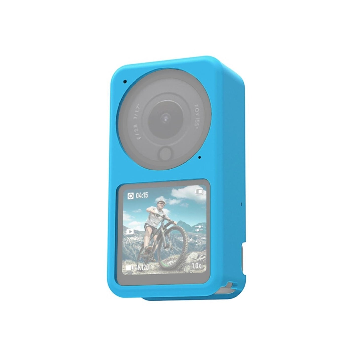 Camera Case Protector Vlogging Camera Accessories for DJI Action 2 blue