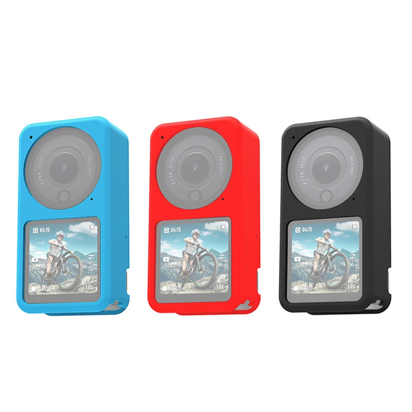 Camera Case Protector Vlogging Camera Accessories for DJI Action 2 blue