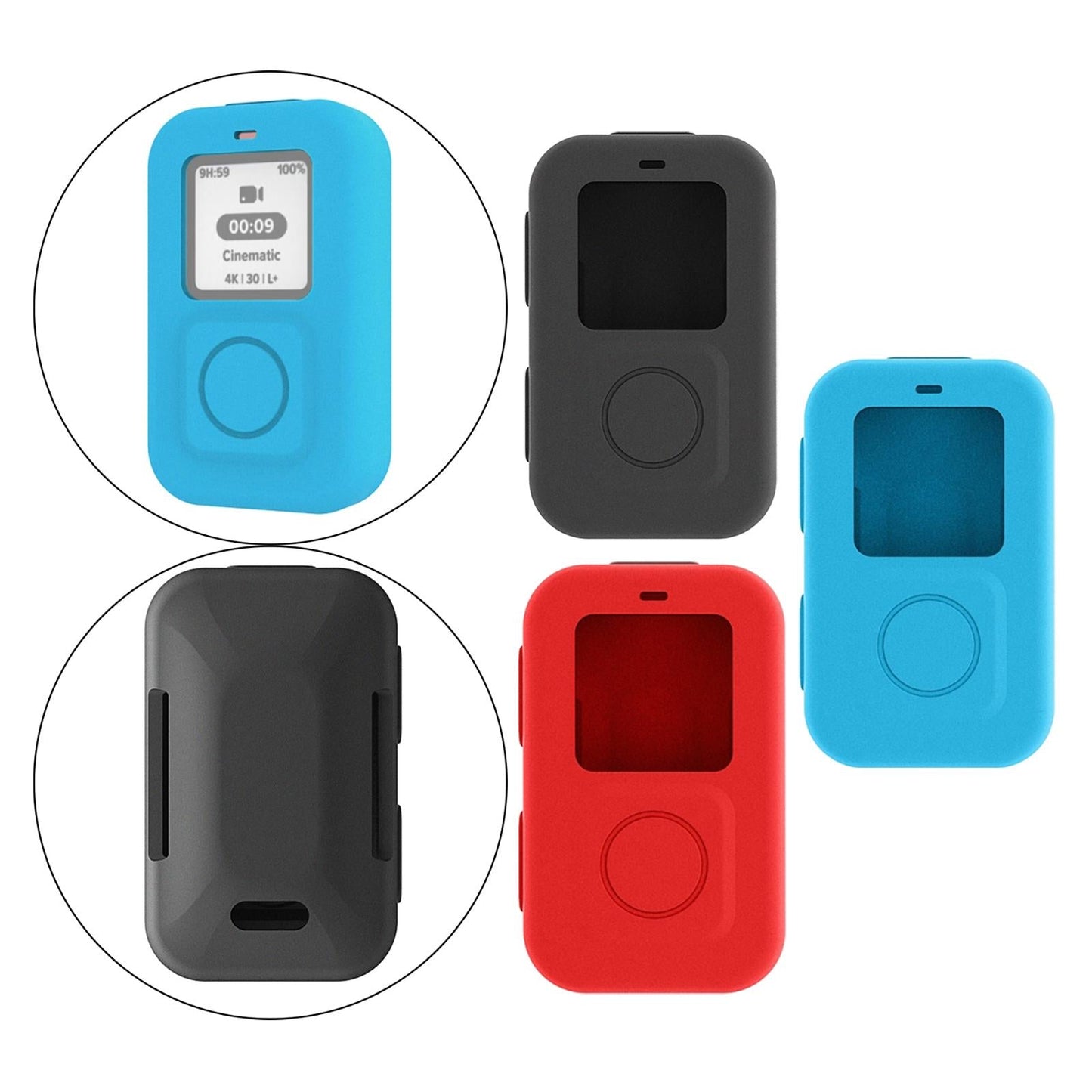 Silicone Protective Case Remote Cases Anti-Dust for Hero10 Remote Red