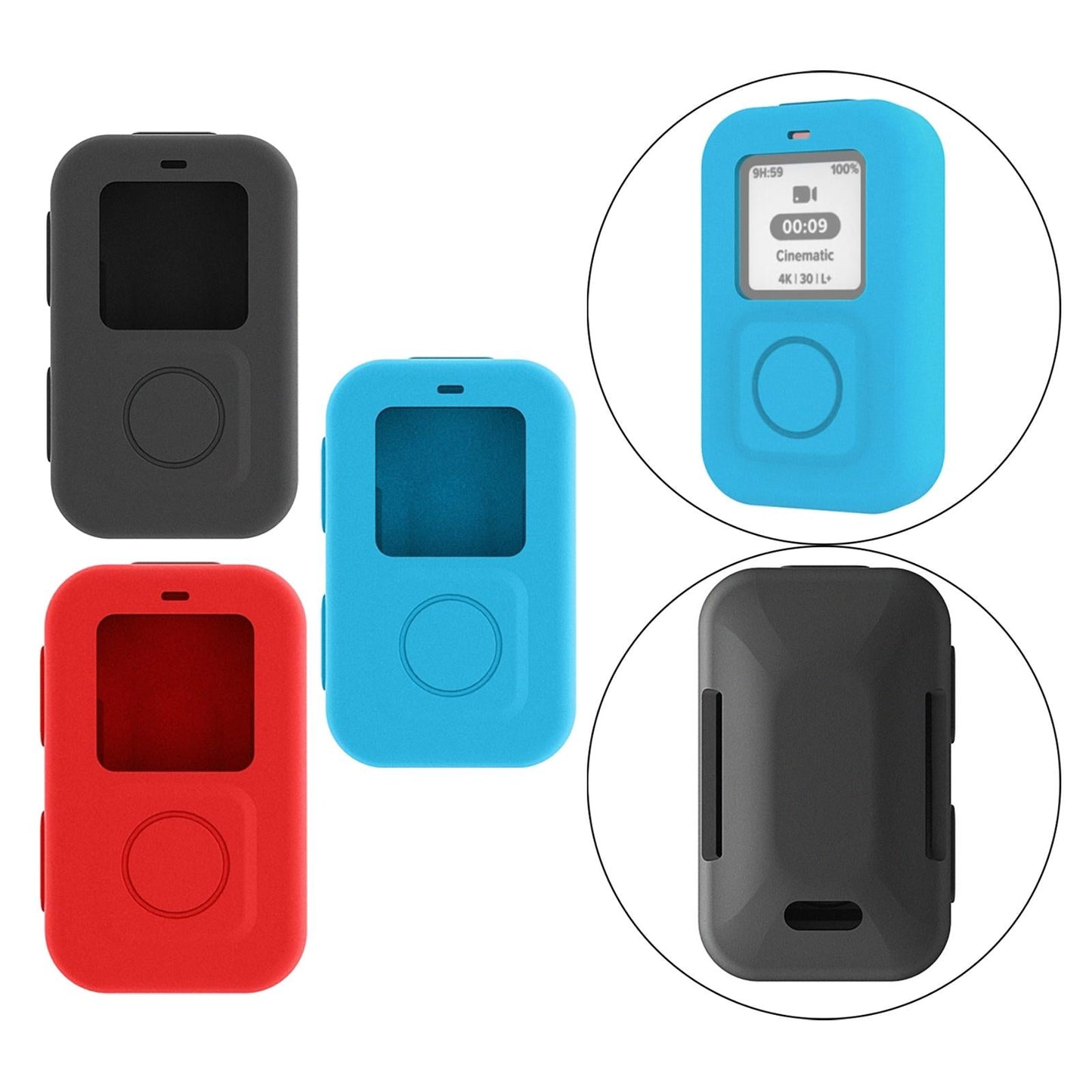 Silicone Protective Case Remote Cases Anti-Dust for Hero10 Remote Red