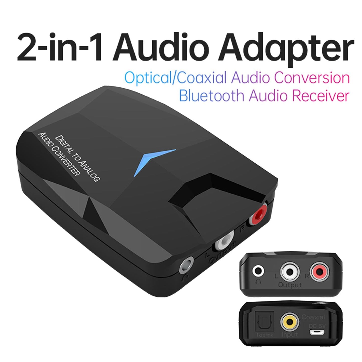 M24 Bluetooth 5.0 Receiver Stereo Audio Receivers for Amplifier Headphone