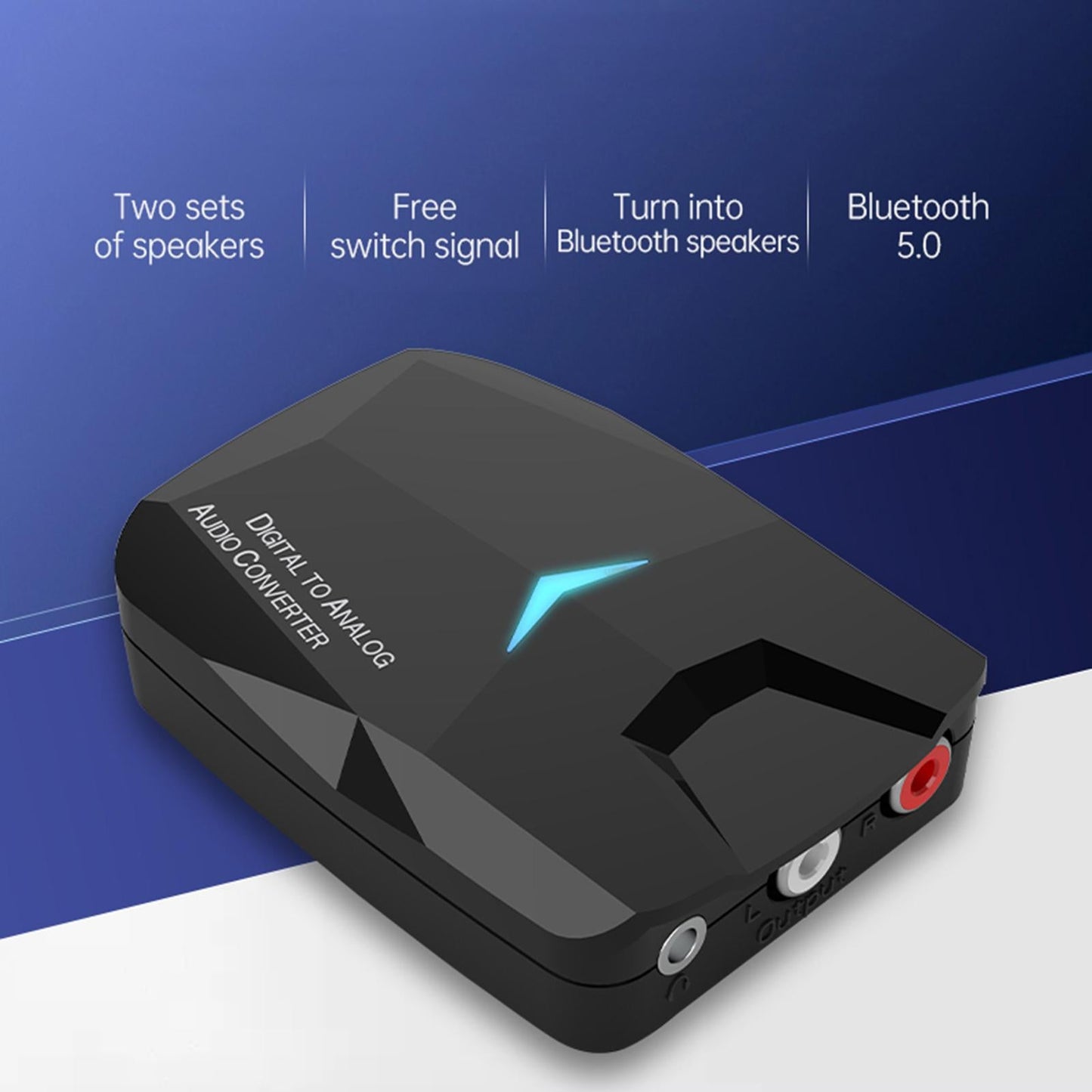 M24 Bluetooth 5.0 Receiver Stereo Audio Receivers for Amplifier Headphone