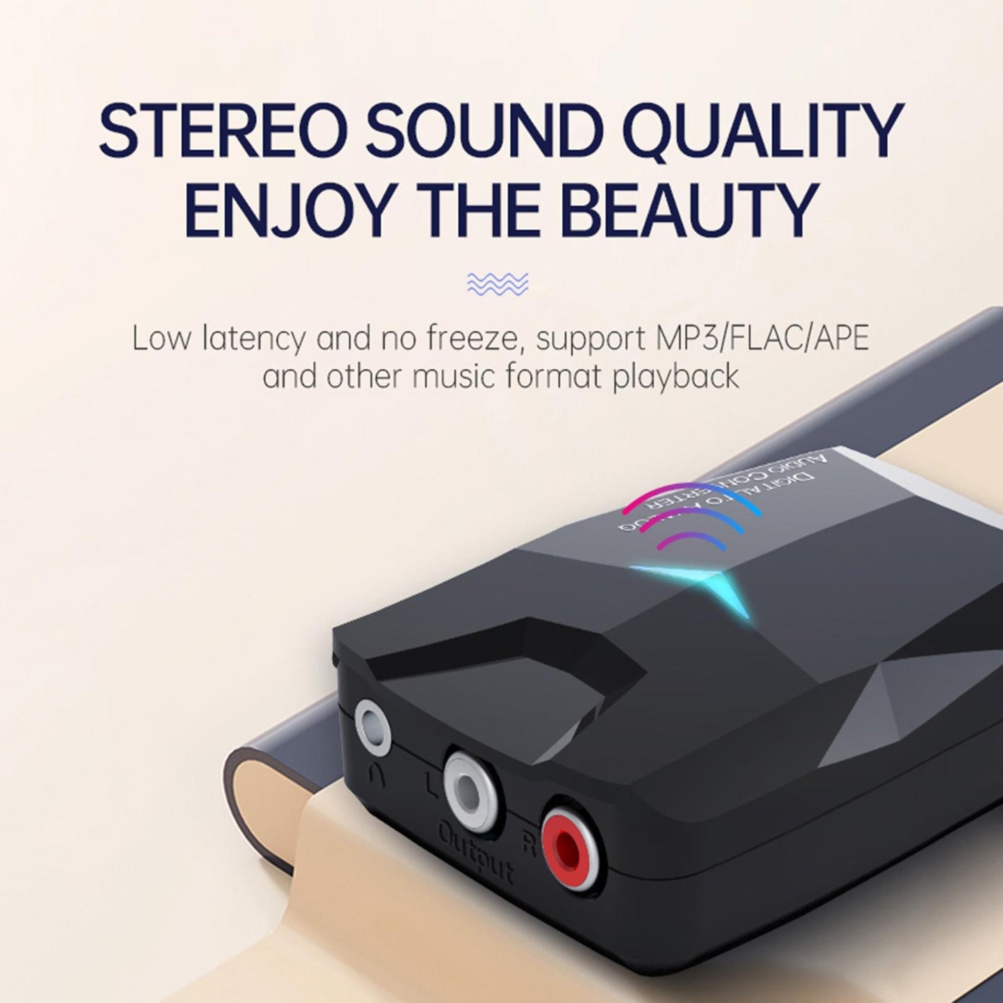 M24 Bluetooth 5.0 Receiver Stereo Audio Receivers for Amplifier Headphone