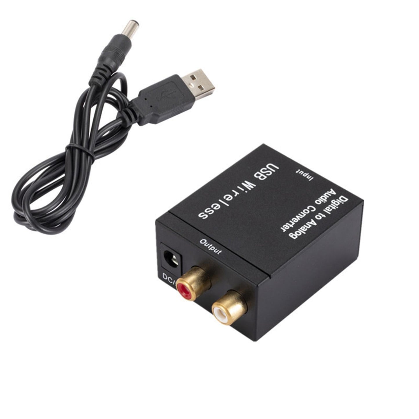 Digital to Analog Audio Converter Optical Coax Coaxial Toslink to Analog