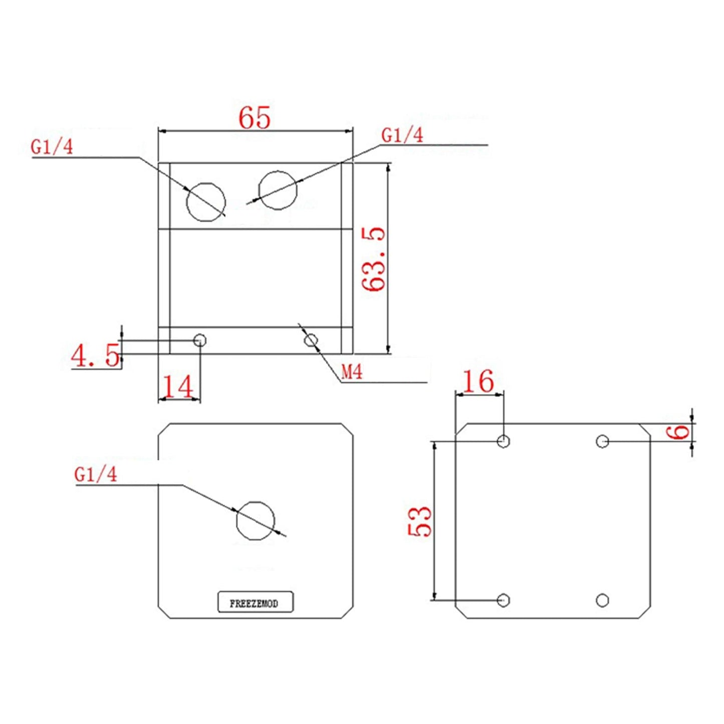 CPU Water Cooling Pump 7-13.5V 8W Support RGB for Computer Accessories
