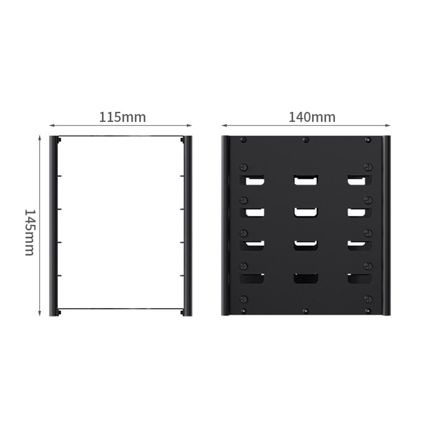 Hard Drive Storage Bracket 3.5inch Five-Layer Extension Durable for Database