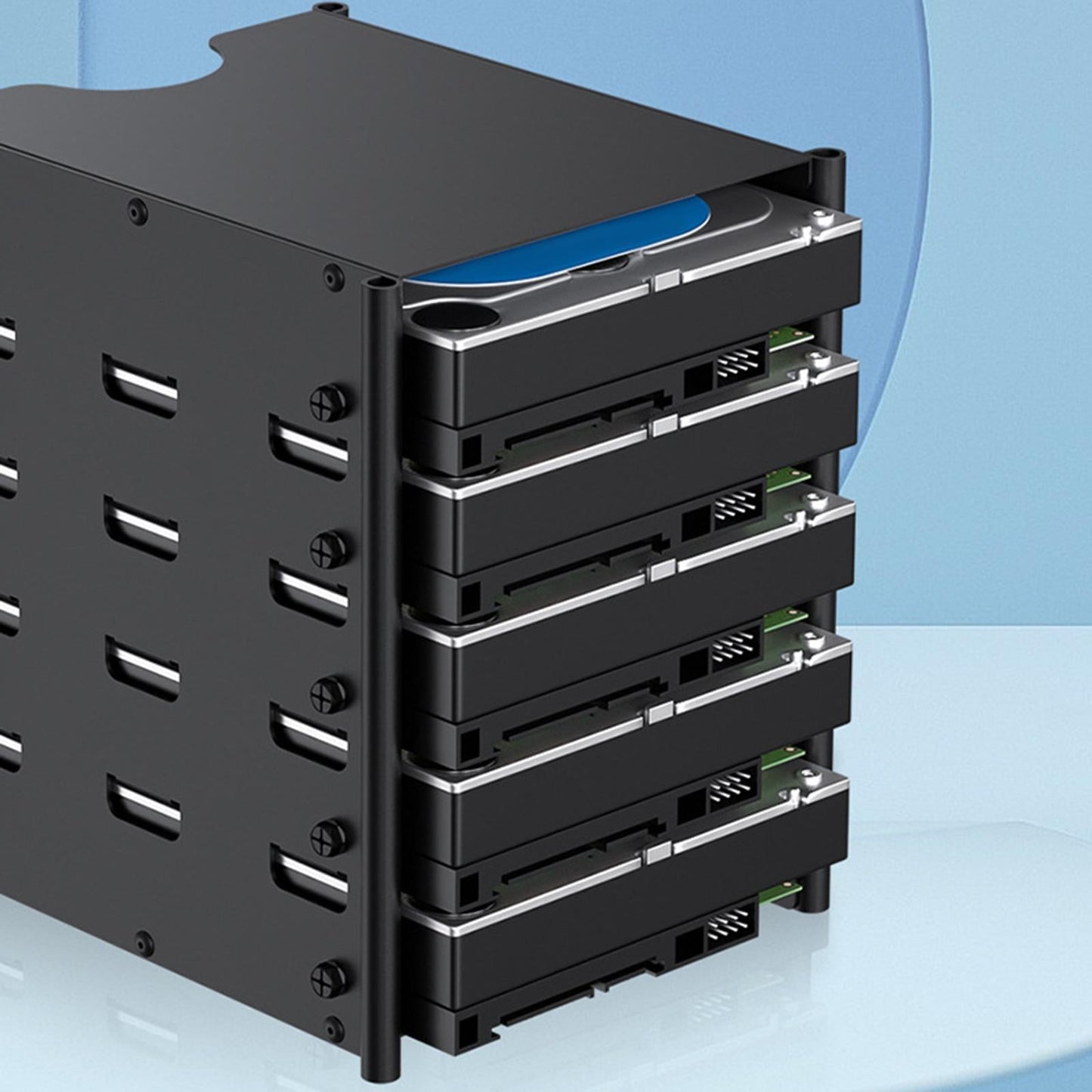 Hard Drive Storage Bracket 3.5inch Five-Layer Extension Durable for Database