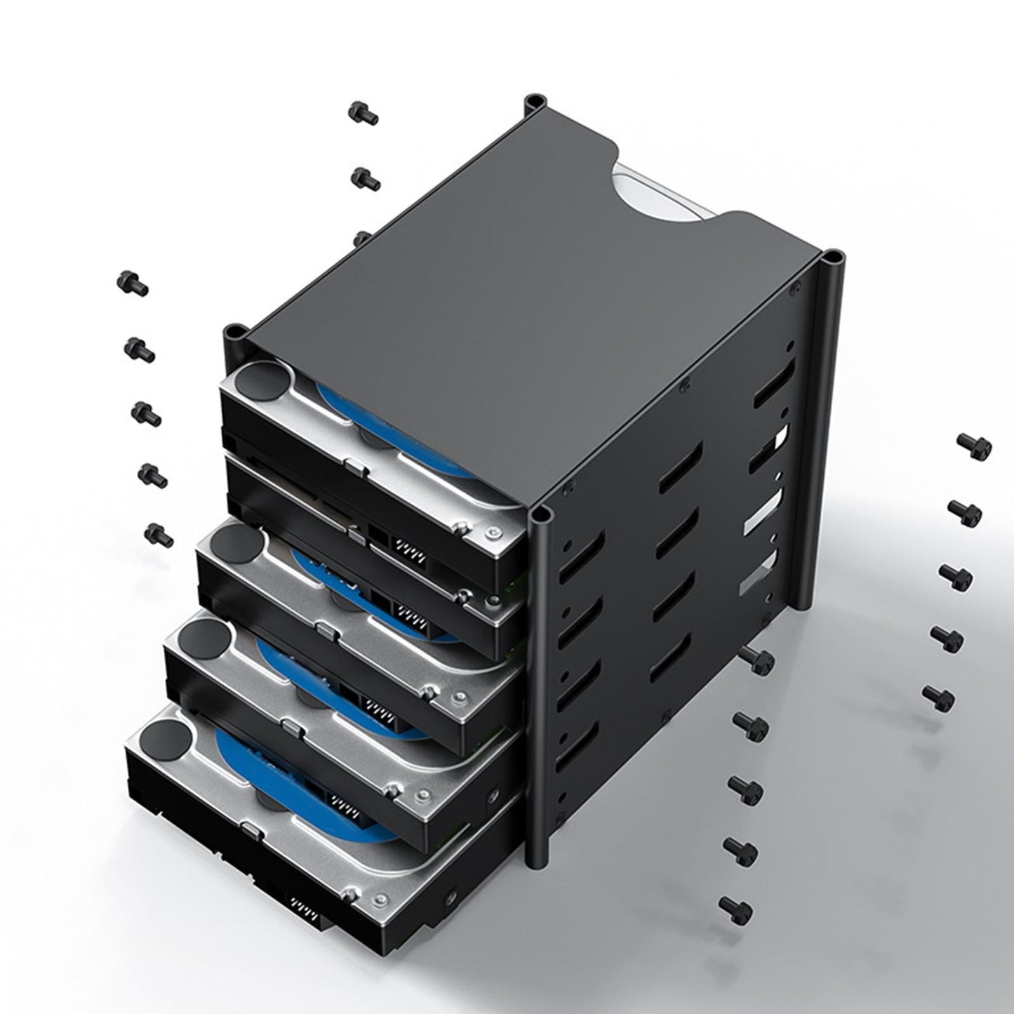 Hard Drive Storage Bracket 3.5inch Five-Layer Extension Durable for Database