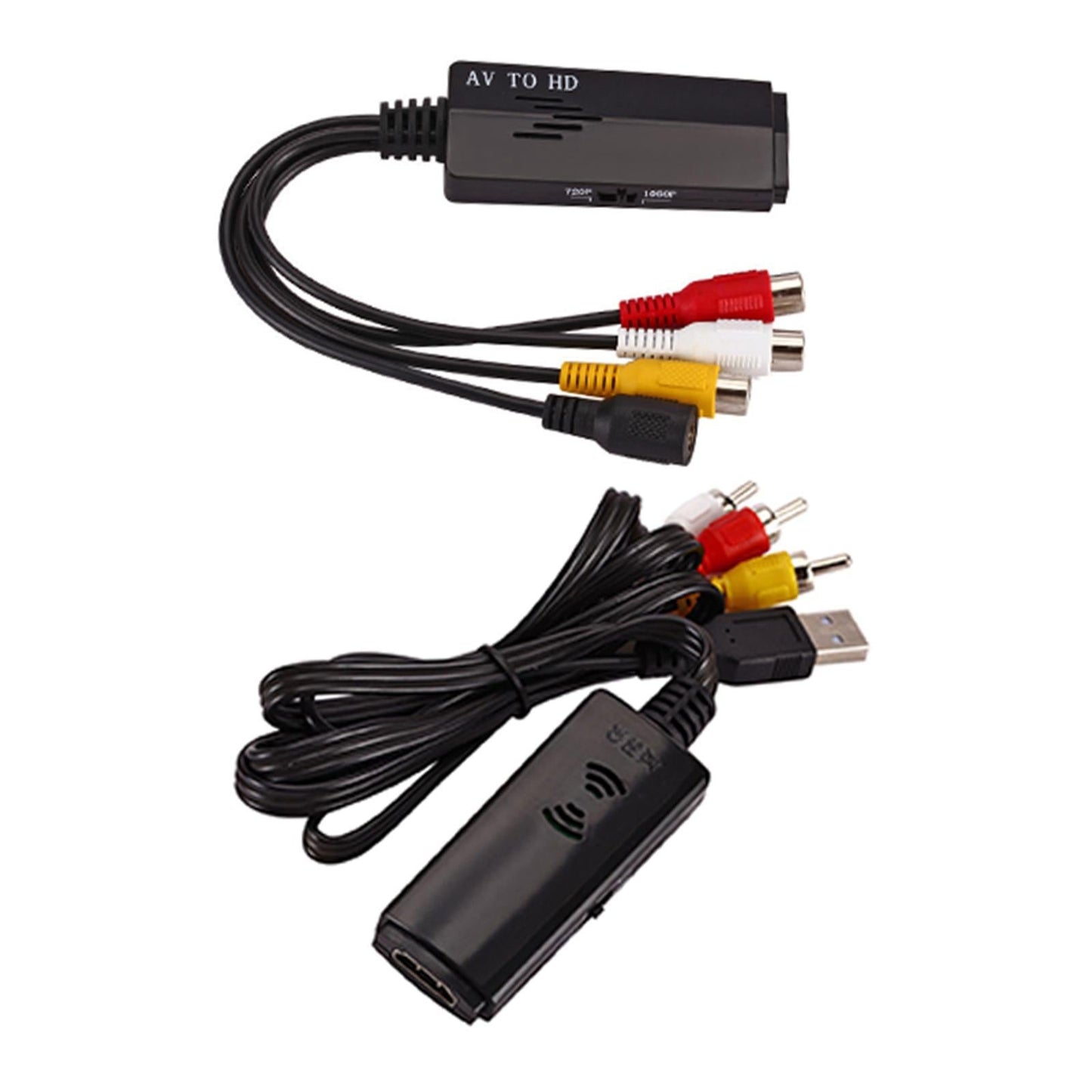 1PC Video Converter AV to HDMI Capture Device Small for Projector long line