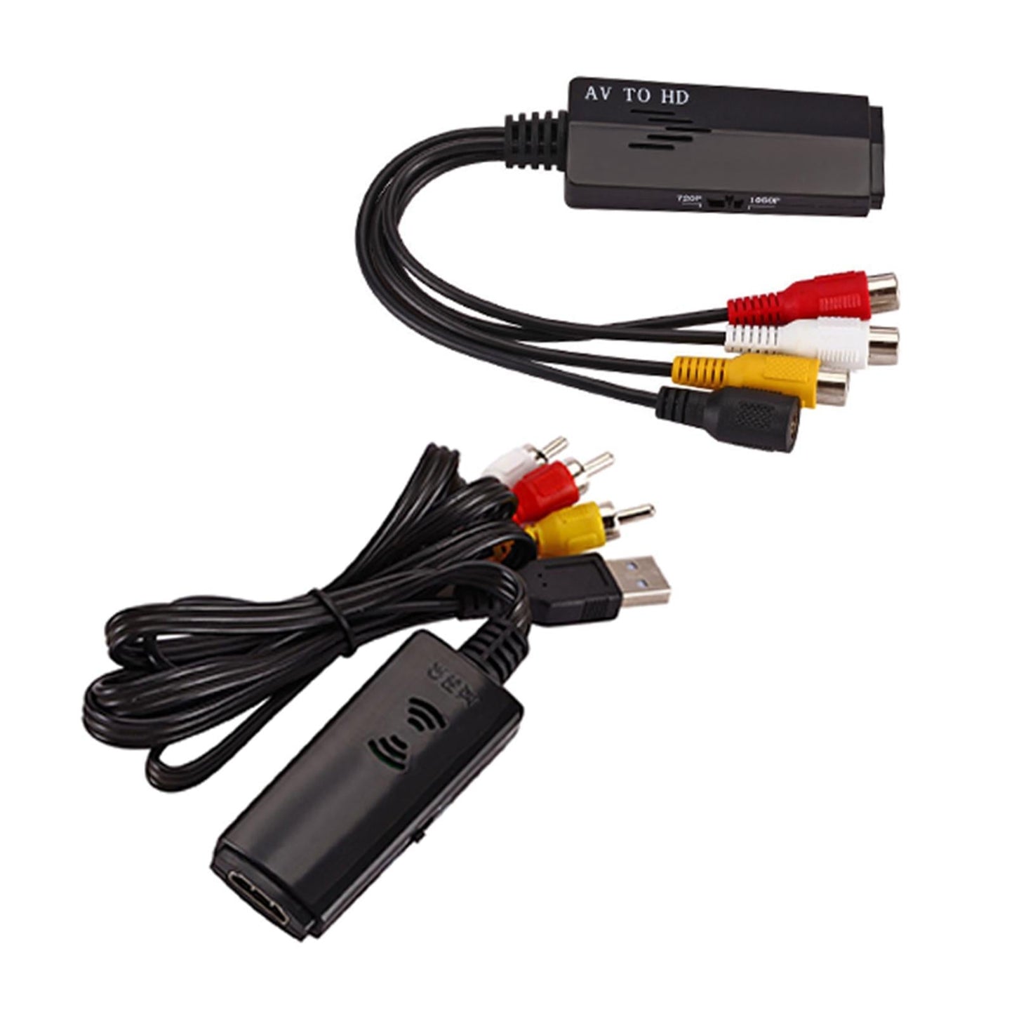 1PC Video Converter AV to HDMI Capture Device Small for Projector long line