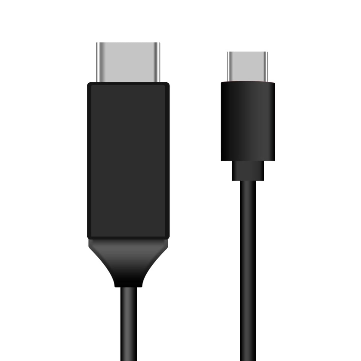 Type C to HDMI Cable Converter 4K HD Computer USB Adapter Ag9310 Black